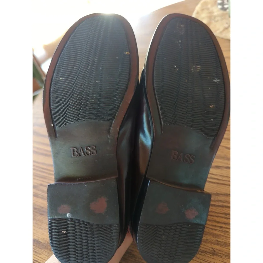 G.H. Bass & Co. Weejuns Peggy Mule Easy Wine Leather Loafer Women's‎ Size 7 M